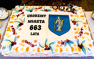 Słodkie świętowanie 663 urodzin Olsztyna